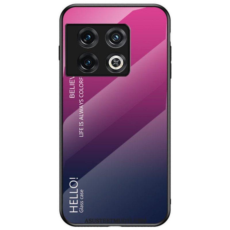 Case OnePlus 10 Pro 5G Karkaistu Lasi Hello