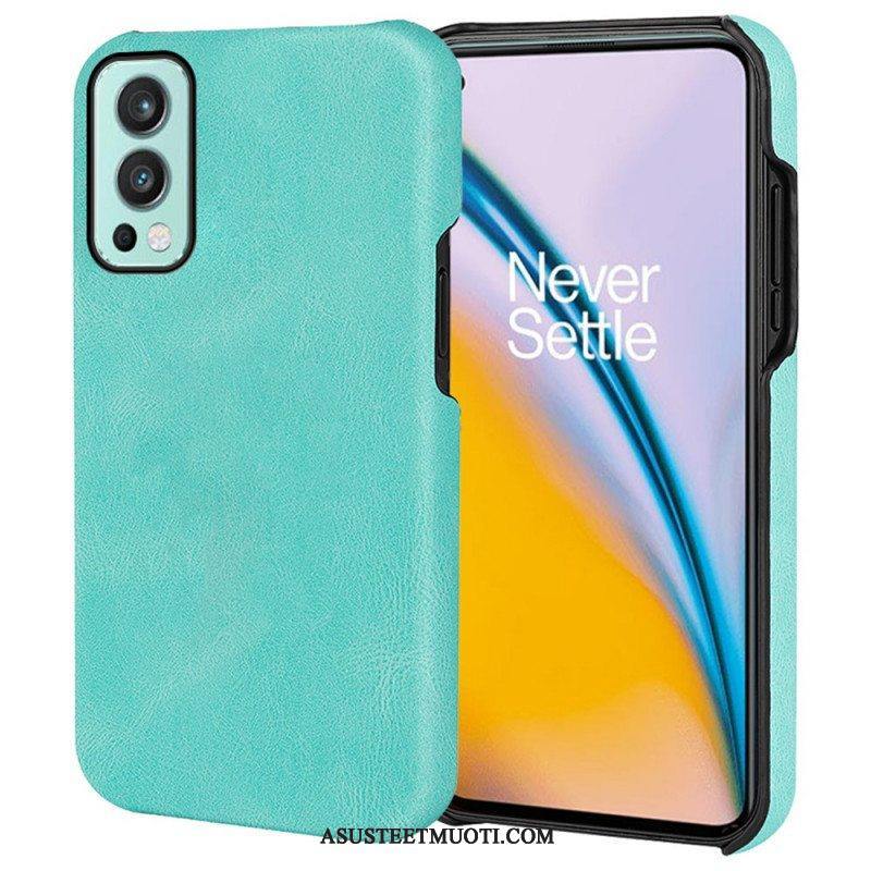 Case OnePlus Nord 2 5G Uusia Värejä Elegance Leather Effect