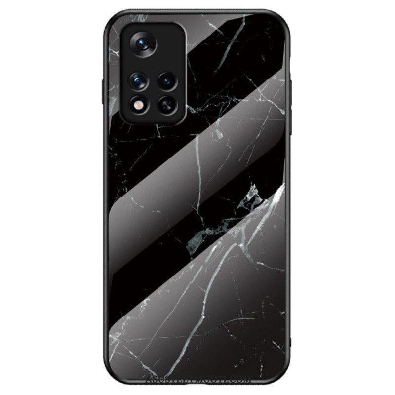 Case Poco M4 Pro 5G Marmorivärit Karkaistu Lasi