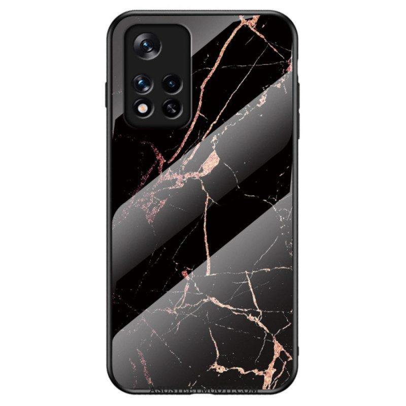 Case Poco M4 Pro 5G Marmorivärit Karkaistu Lasi