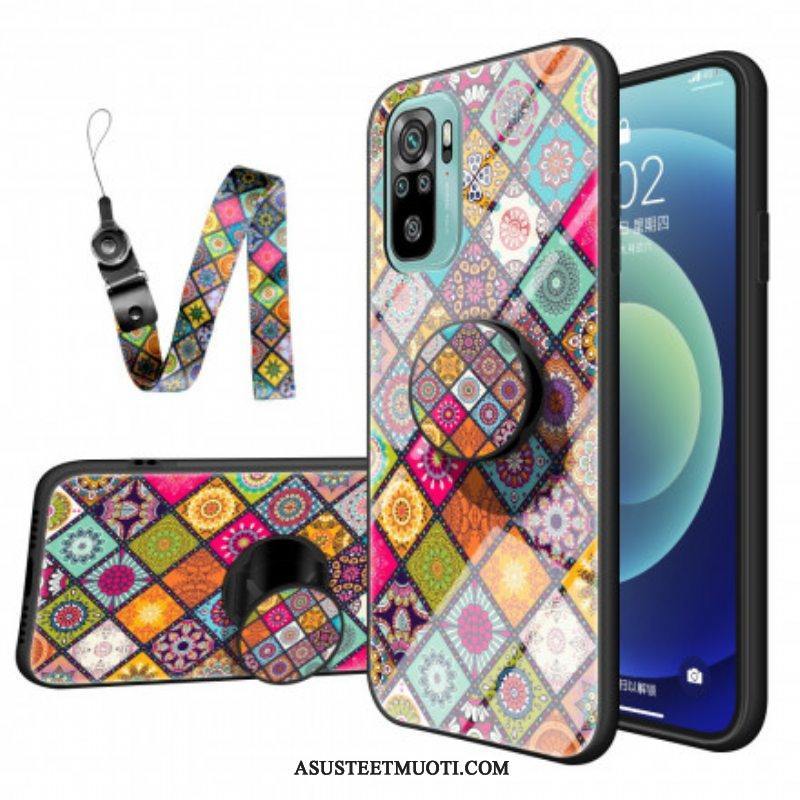 Case Poco M5s Patchwork Magneettipidike