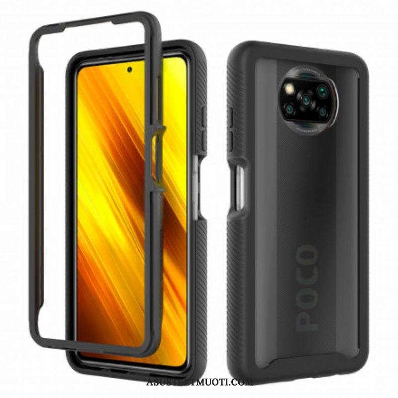 Case Poco X3 / X3 Pro / X3 NFC Hybridimuotoiset Silikonireunat