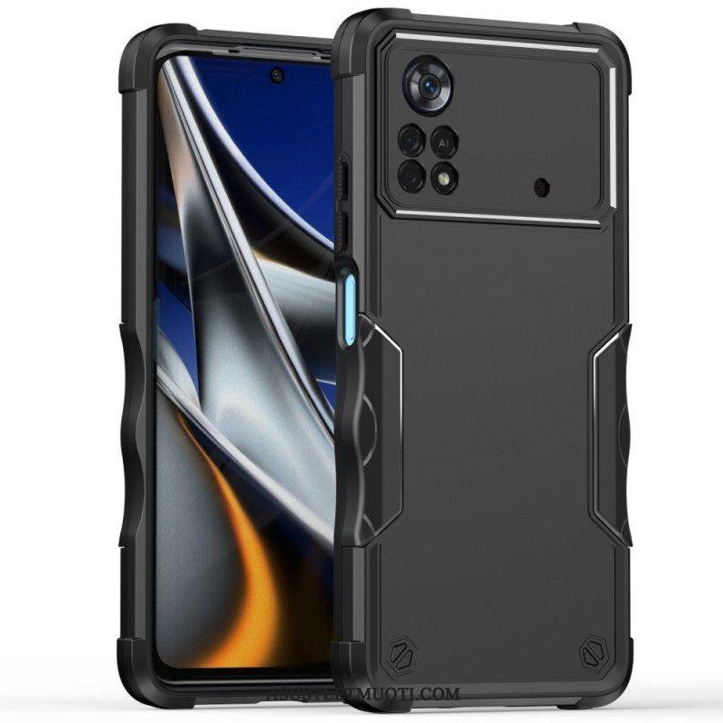 Case Poco X4 Pro 5G Metalliefektihybridi