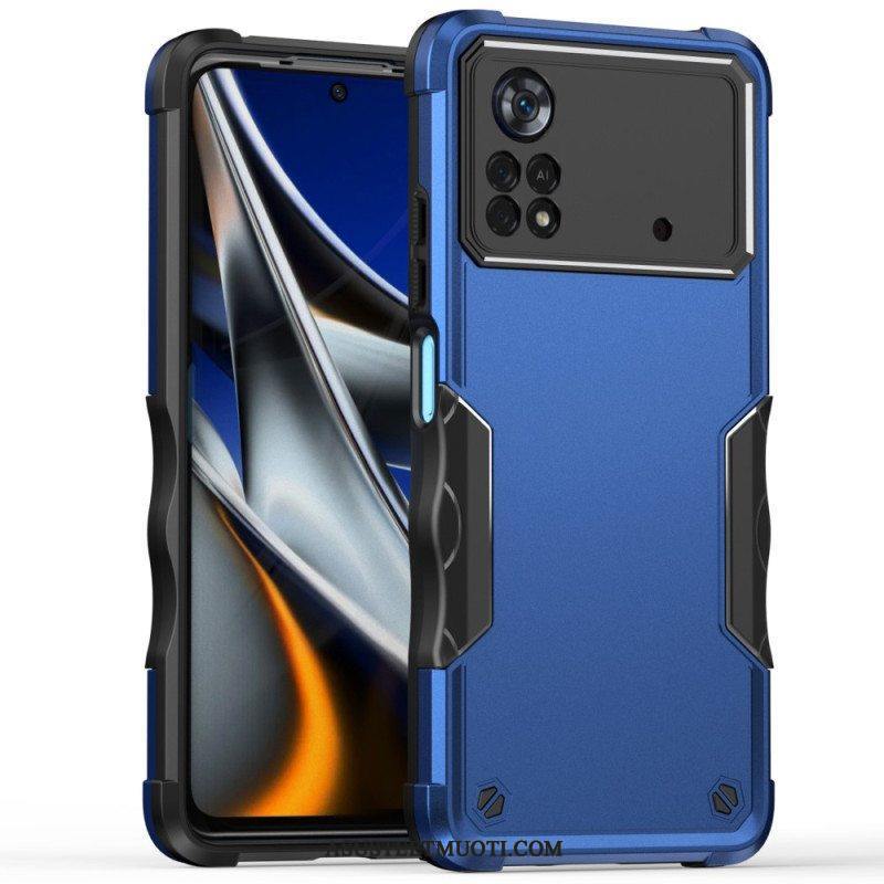 Case Poco X4 Pro 5G Metalliefektihybridi