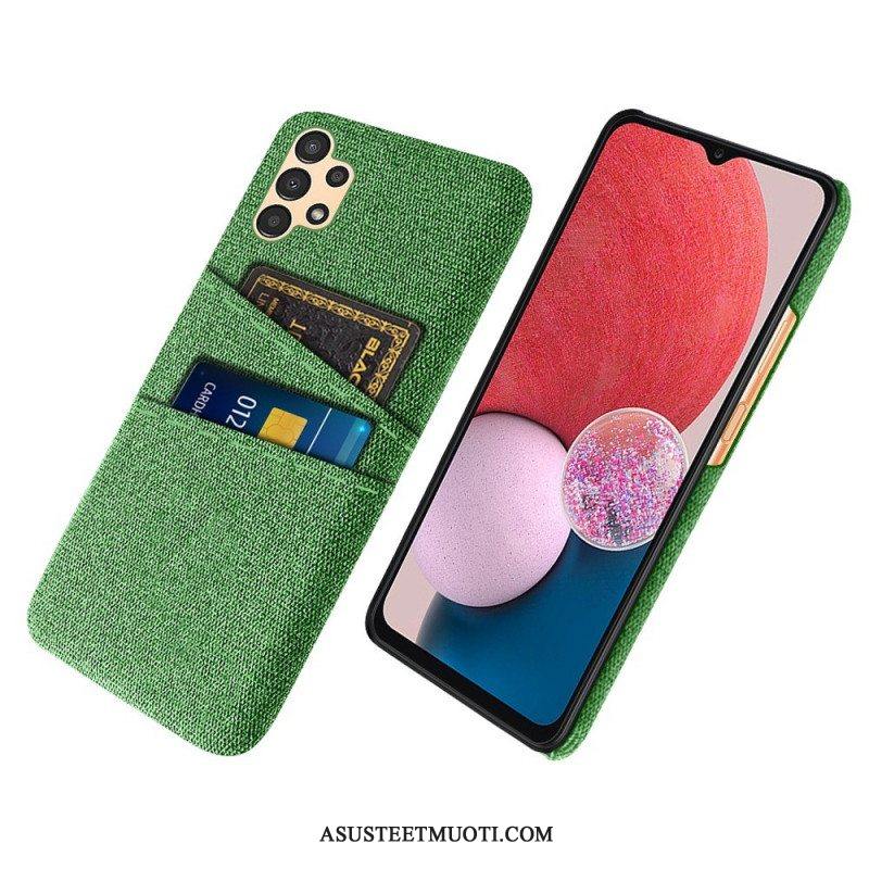 Case Samsung Galaxy A13 Korttipidikkeen Kangas