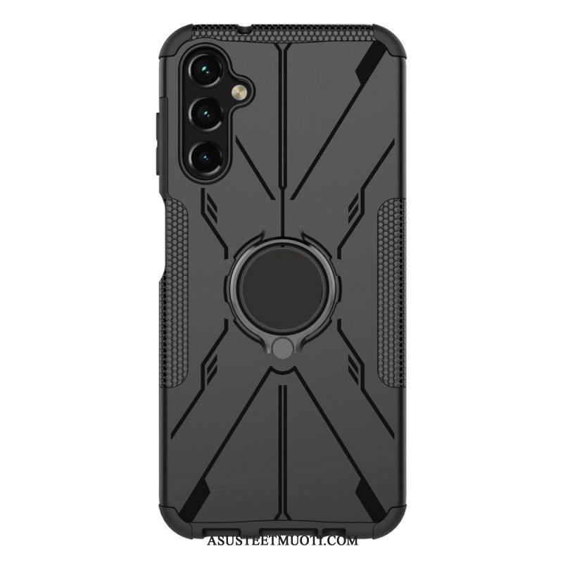 Case Samsung Galaxy A14 / A14 5G Kaksivärinen Rengastuki