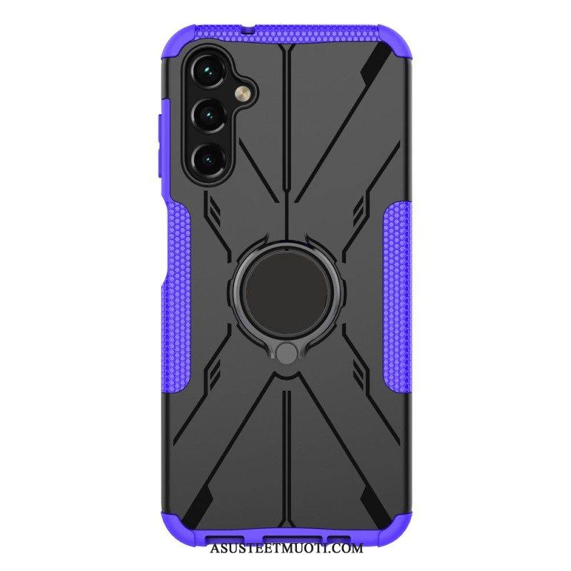 Case Samsung Galaxy A14 / A14 5G Kaksivärinen Rengastuki