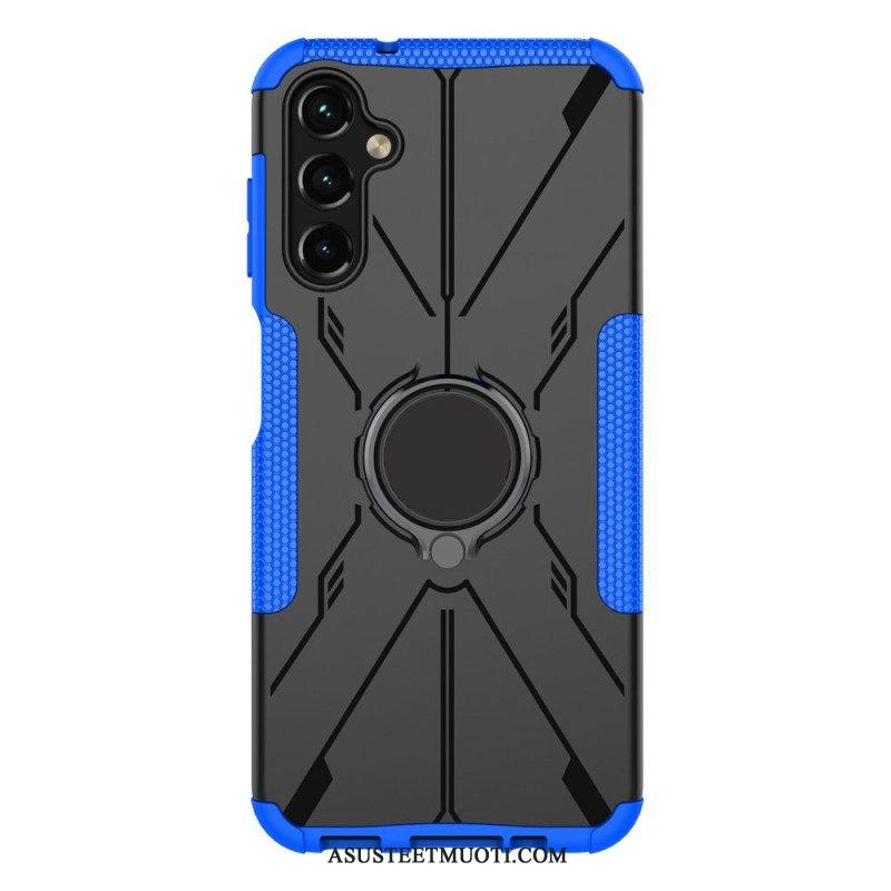 Case Samsung Galaxy A14 / A14 5G Kaksivärinen Rengastuki