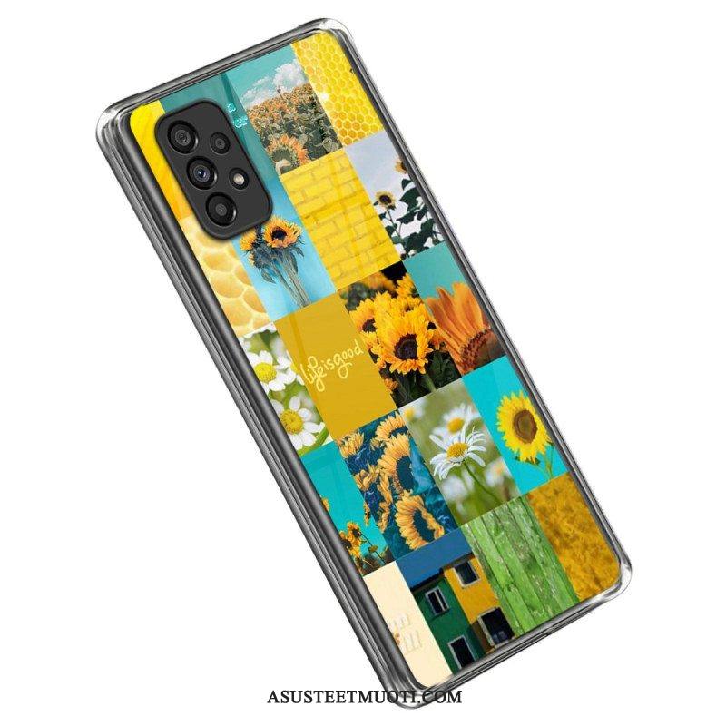 Case Samsung Galaxy A53 5G Ikuiset Auringonkukat