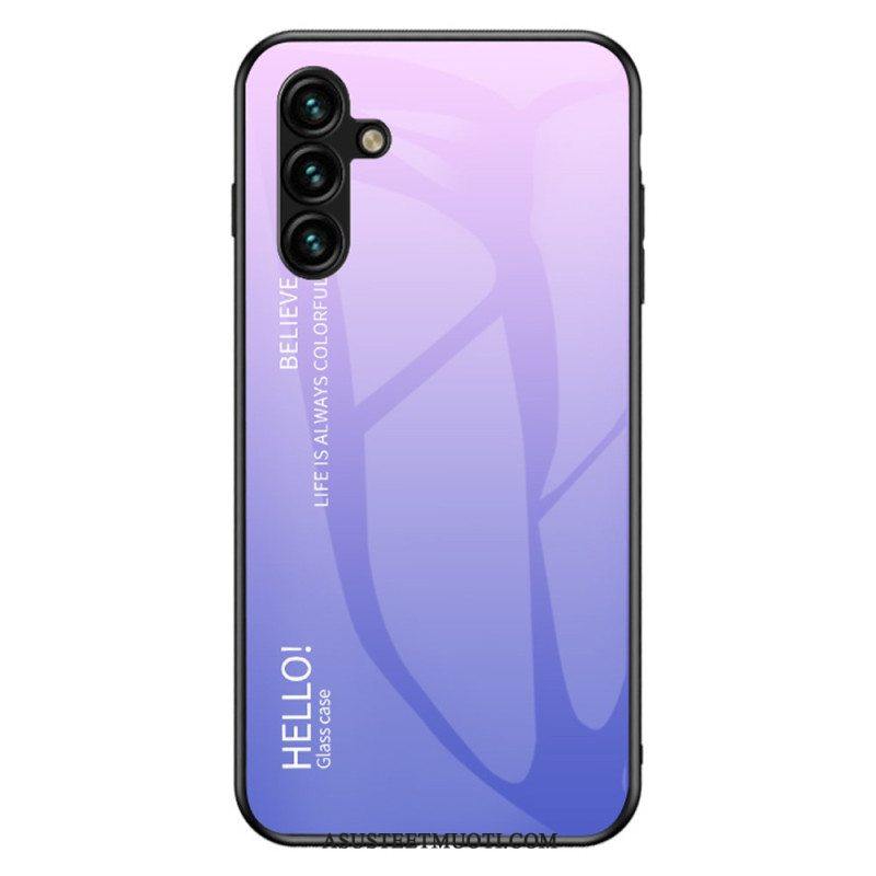 Case Samsung Galaxy A54 5G Karkaistu Lasi Hello