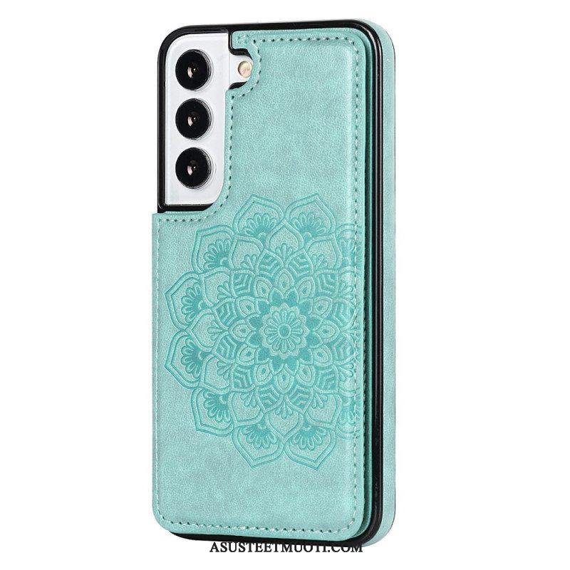 Case Samsung Galaxy S22 5G Mandala Print -korttikotelo