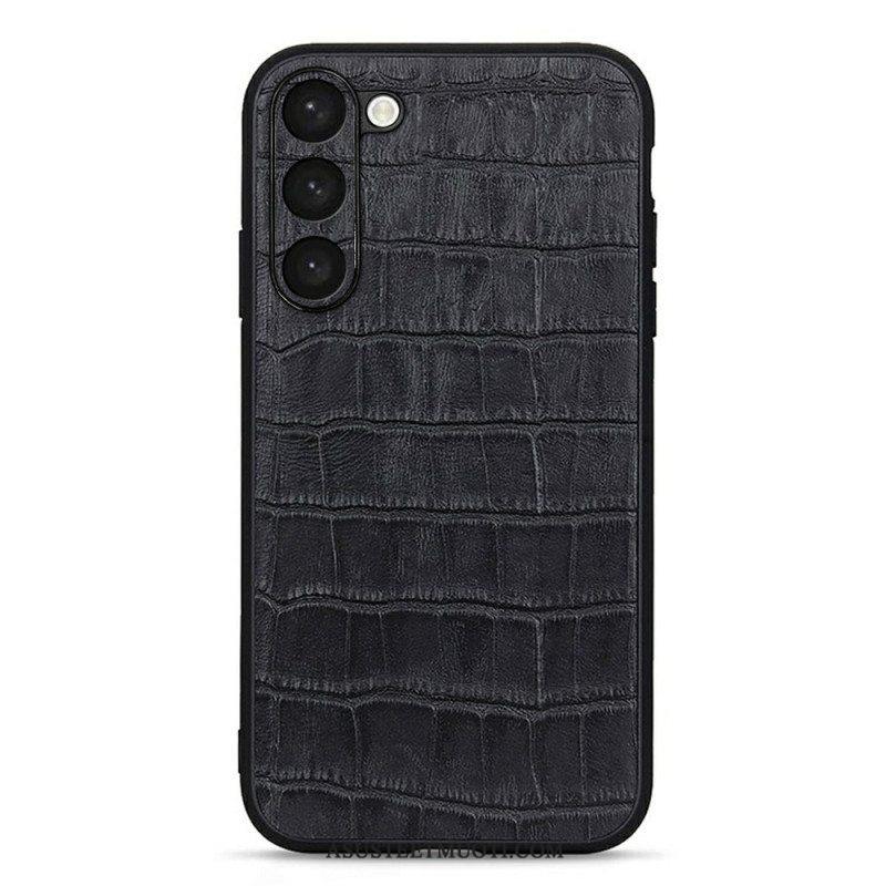 Case Samsung Galaxy S23 5G Aitoa Krokotiilityylistä Nahkaa