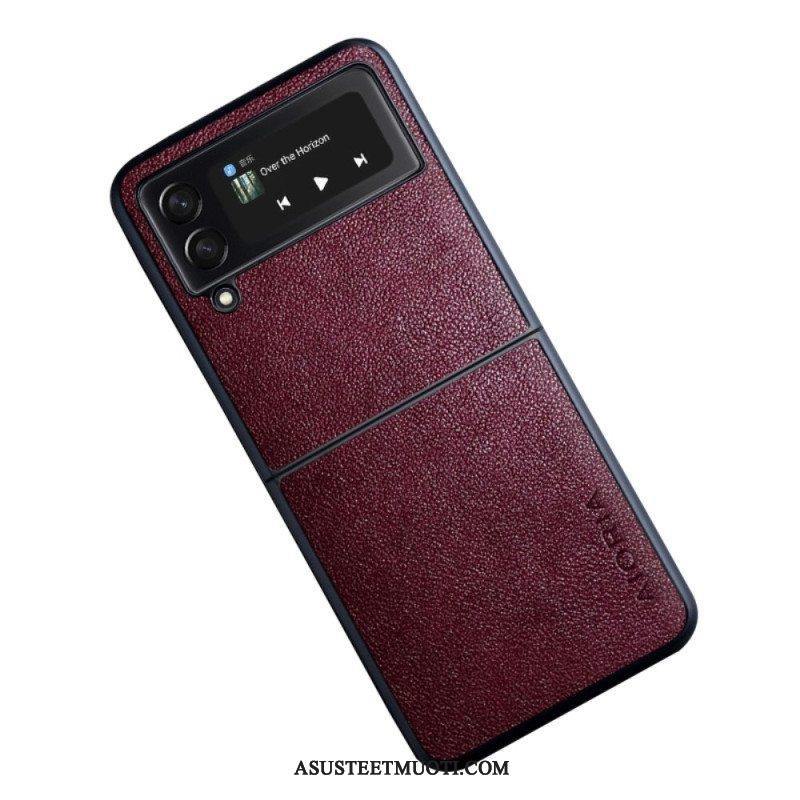 Case Samsung Galaxy Z Flip 4 Kotelot Flip Aioria Nahkaefekti