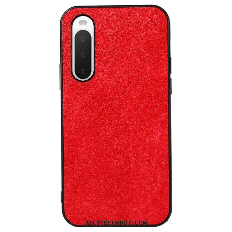 Case Sony Xperia 10 IV Nahkaefekti