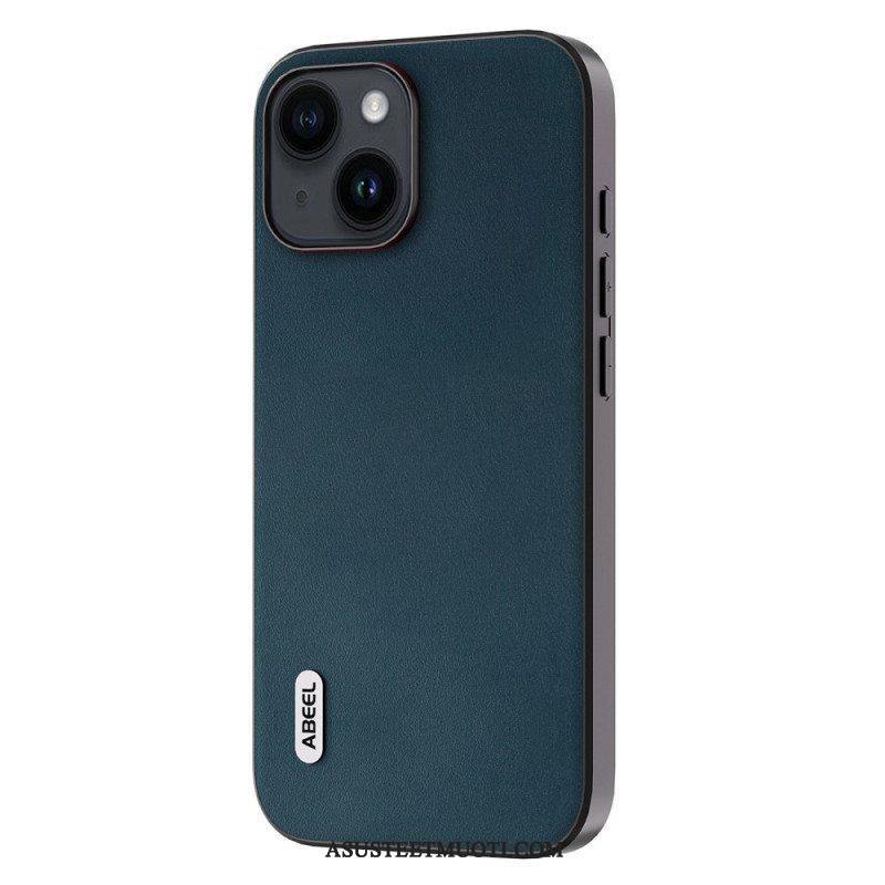 Case iPhone 15 Plus Aitoa Nappanahkaa Abeel