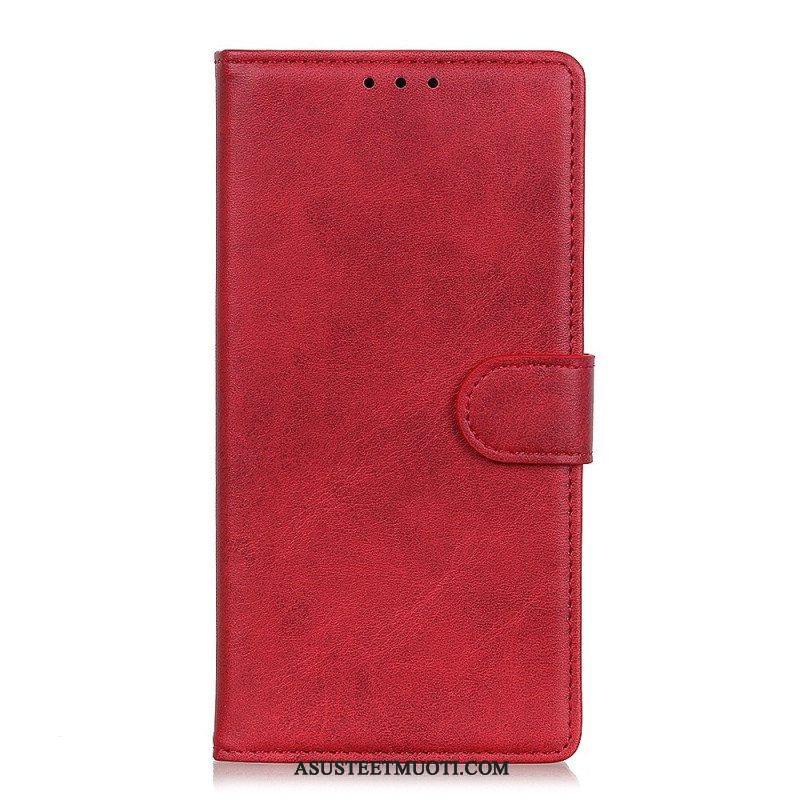 Flip Case Huawei Mate 50 Pro Matta Keinonahka