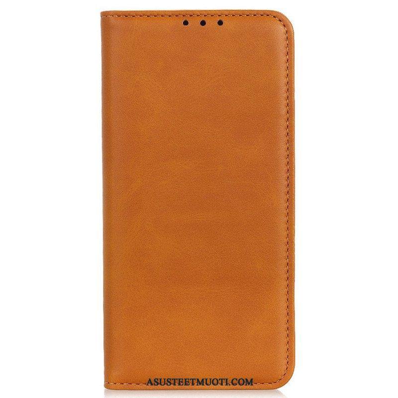 Flip Case OnePlus Nord 2T 5G Halkaistu Nahka