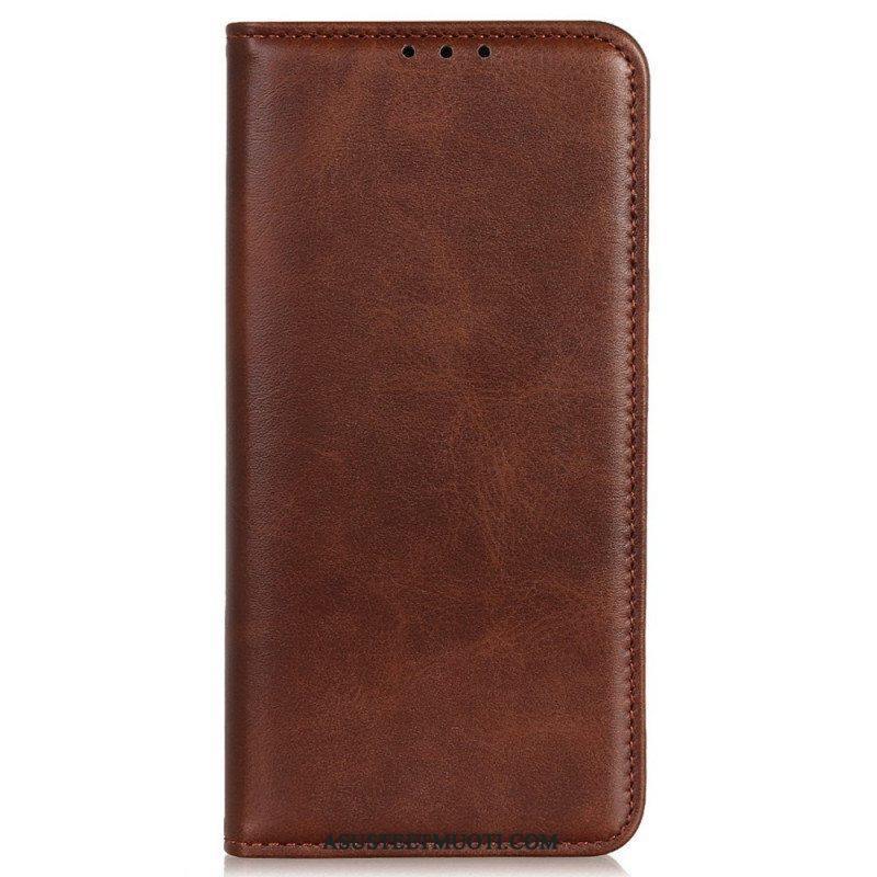 Flip Case OnePlus Nord 2T 5G Halkaistu Nahka