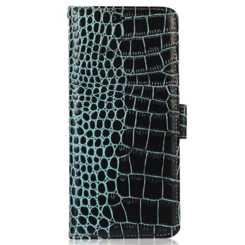 Flip Case OnePlus Nord 2T 5G Rfid Crocodile Style Aitoa Nahkaa