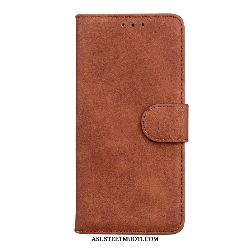 Flip Case OnePlus Nord CE 2 5G Keinonahka Pastelli