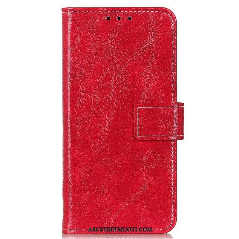 Flip Case OnePlus Nord CE 2 Lite 5G Kiiltävä Tekonahka