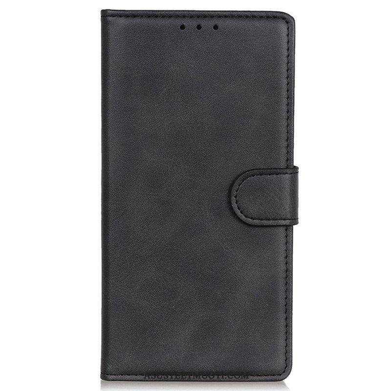 Flip Case Poco F4 GT Matta Keinonahka