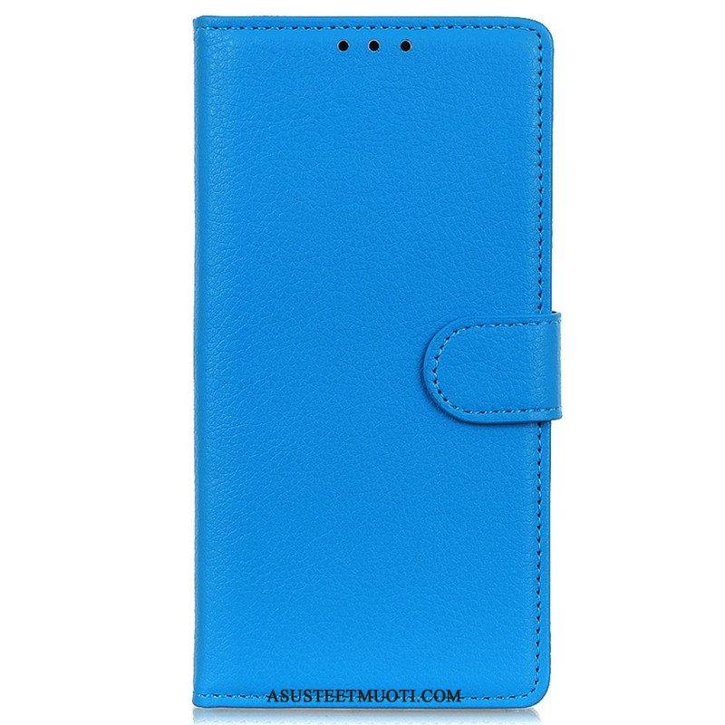 Flip Case Samsung Galaxy M13 Perinteinen Keinonahka