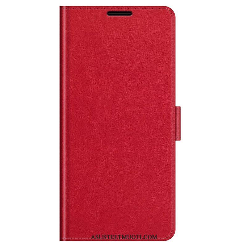 Flip Case Samsung Galaxy M32 Klassinen Nahkaefekti