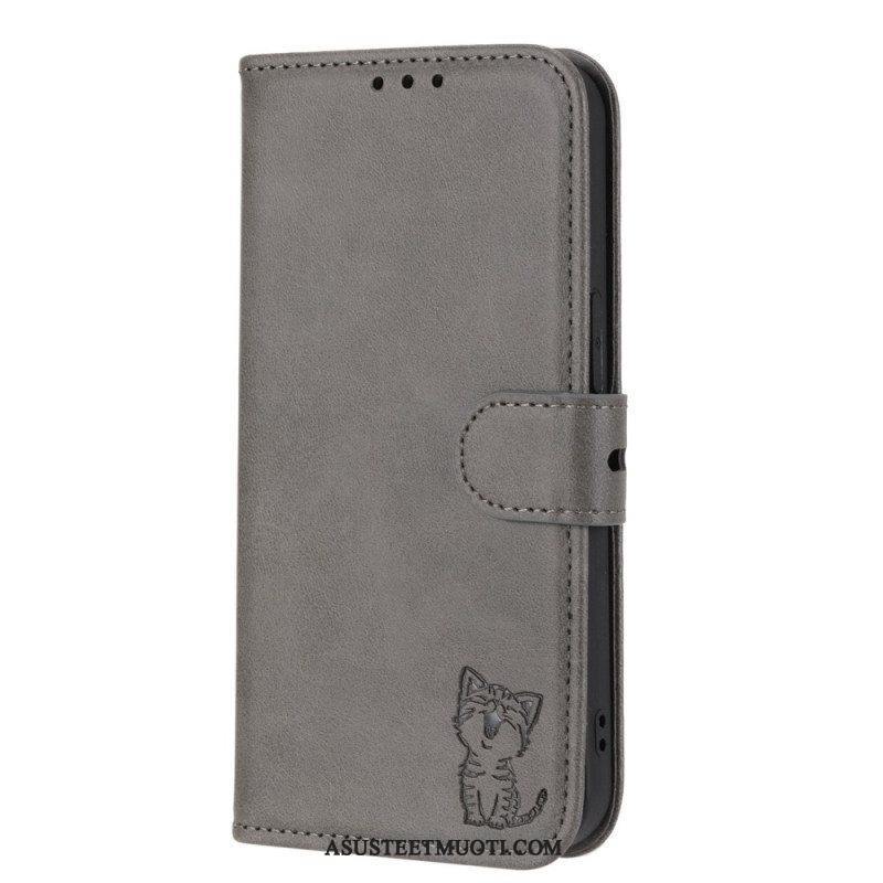 Flip Case Sony Xperia 10 IV Pieni Kissanpentu