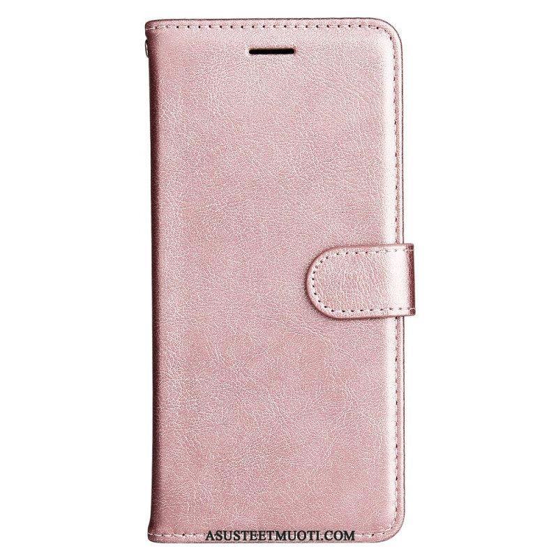 Flip Case Xiaomi Redmi Note 12 5G Suojaketju Kuori Tavallinen Hihnalla