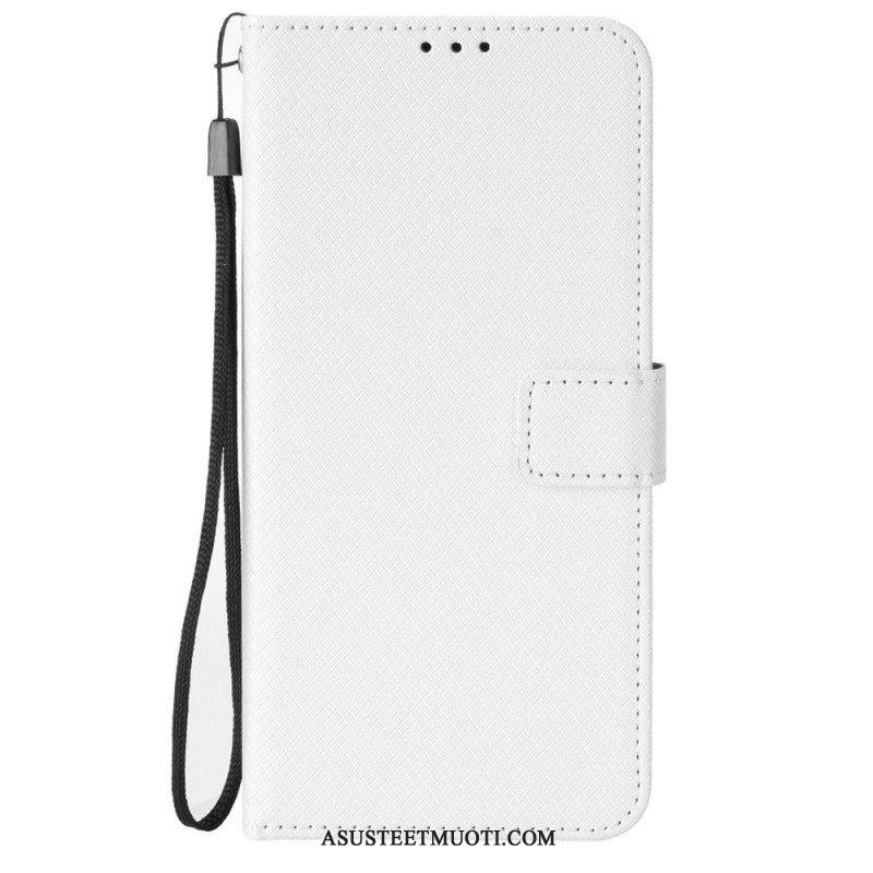 Kotelot Honor Magic 4 Lite 5G Suojaketju Kuori Tyylikäs Strappy Faux Leather