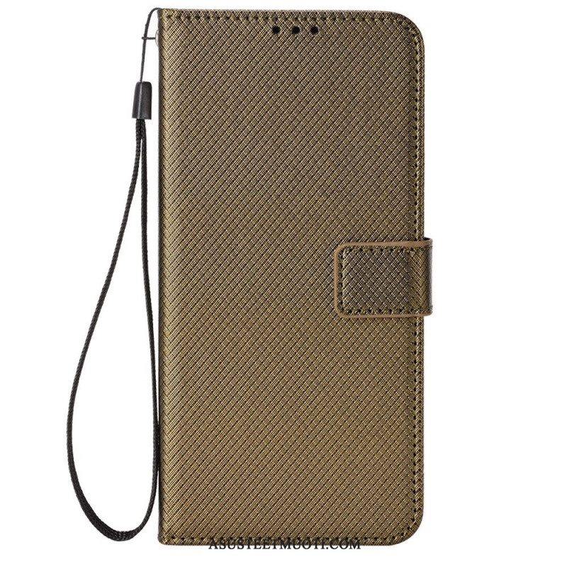 Kotelot Honor Magic 4 Lite 5G Suojaketju Kuori Tyylikäs Strappy Faux Leather