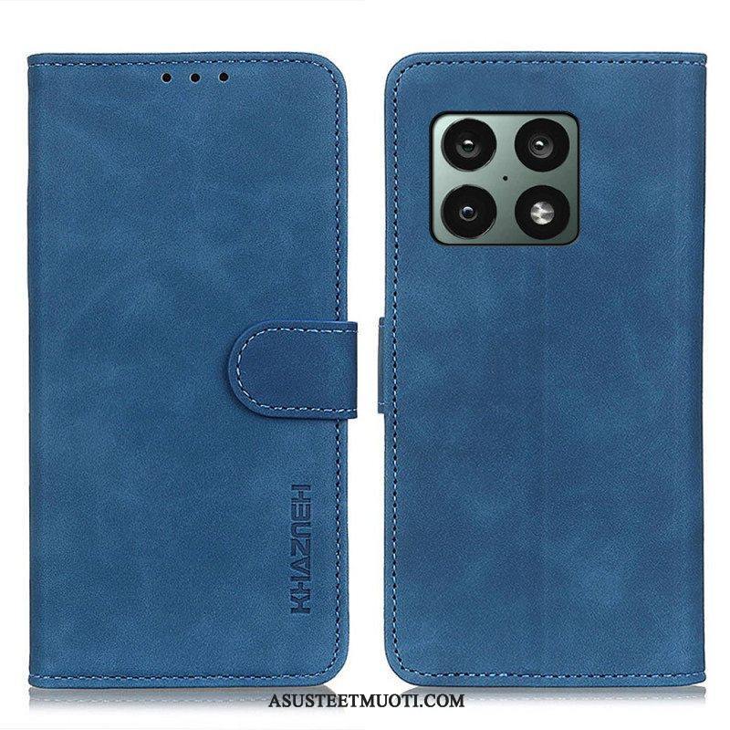 Kotelot OnePlus 10 Pro 5G Matta Vintage Leather Effect Khazneh