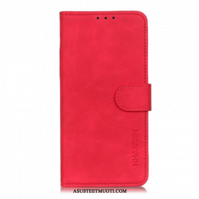 Kotelot Oppo A15 Matta Vintage Leather Effect Khazneh