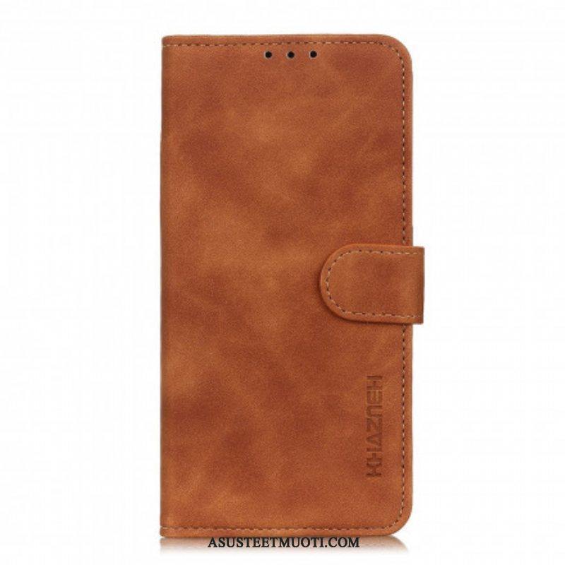 Kotelot Oppo A15 Matta Vintage Leather Effect Khazneh