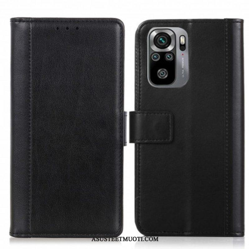 Kotelot Poco M5s Split Leather -tyyli