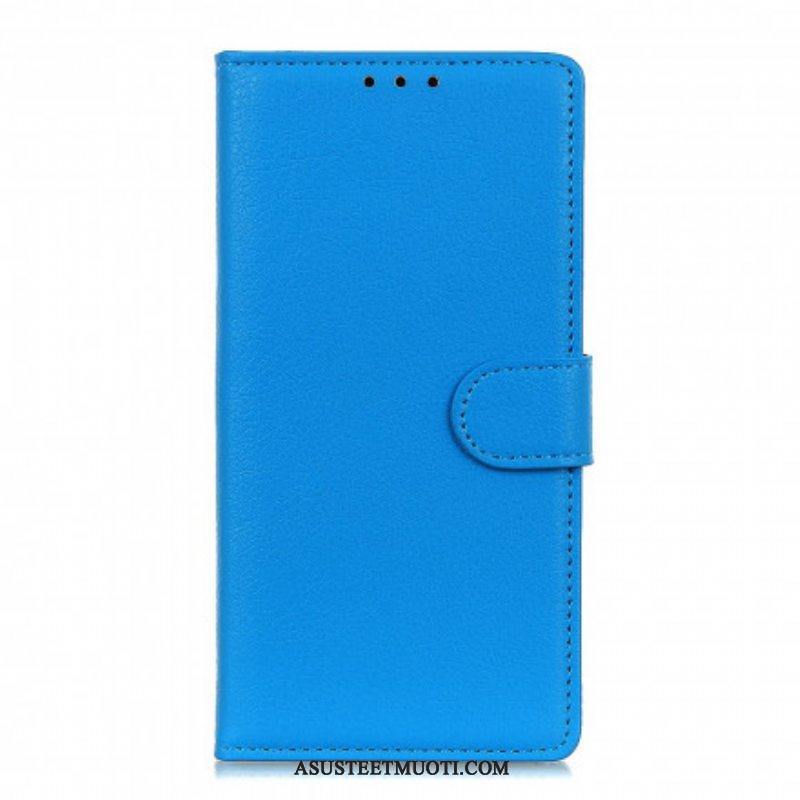 Kotelot Xiaomi Redmi Note 10 5G Perinteinen Litchi Faux Leather