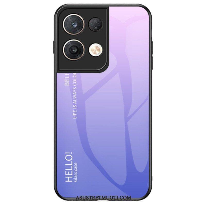 Kuori Oppo Reno 8 Pro Karkaistu Lasi Hello