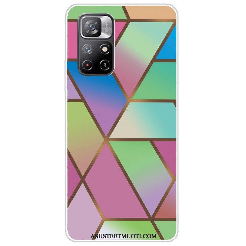 Kuori Poco M4 Pro 5G Marmori Geometria