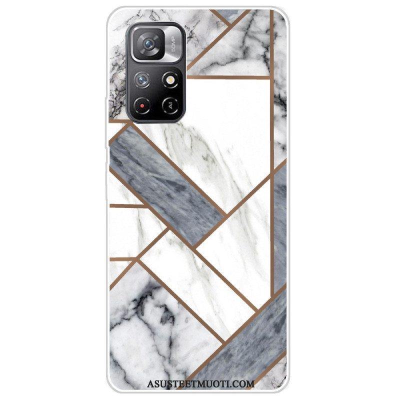 Kuori Poco M4 Pro 5G Suunnittelija Marble