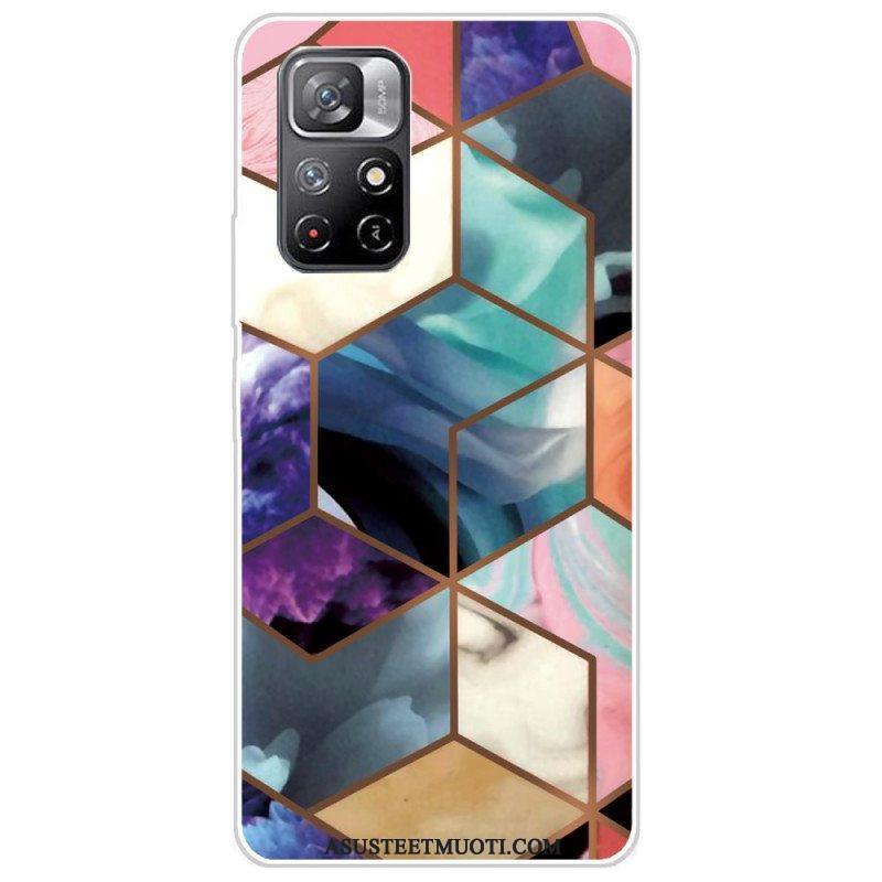 Kuori Poco M4 Pro 5G Suunnittelija Marble