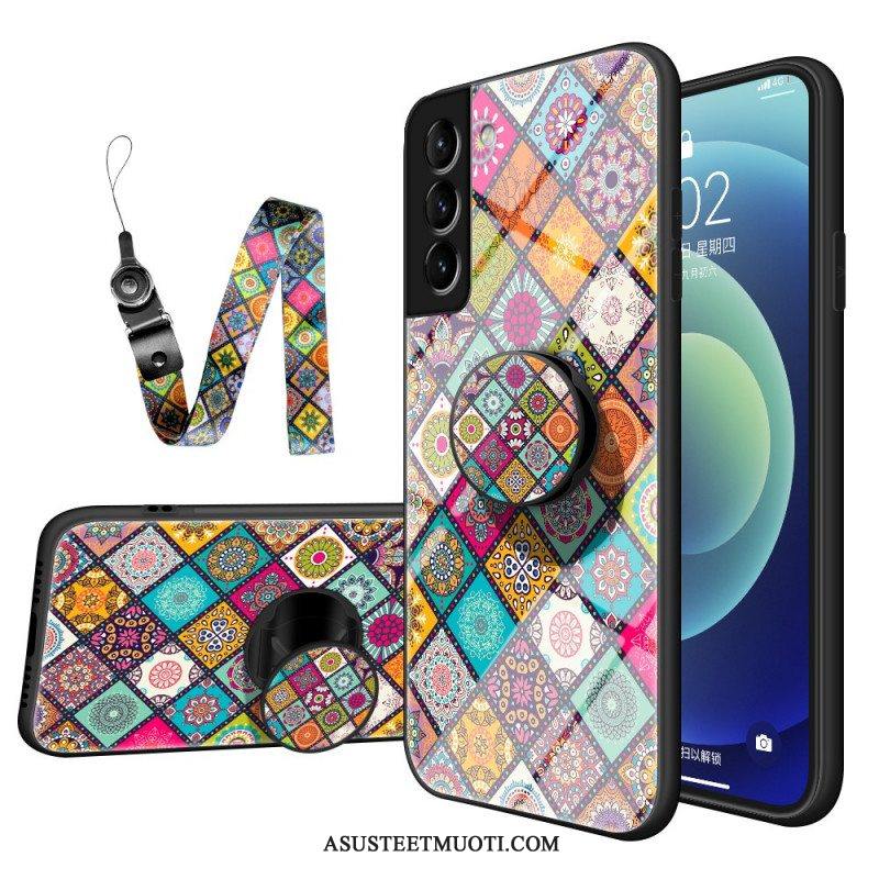 Kuori Samsung Galaxy S22 5G Patchwork Magneettipidike