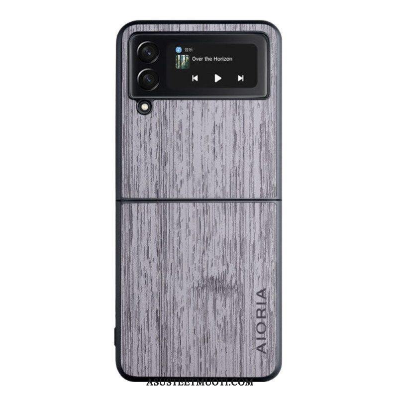 Kuori Samsung Galaxy Z Flip 4 Kotelot Flip Aioria Puuta