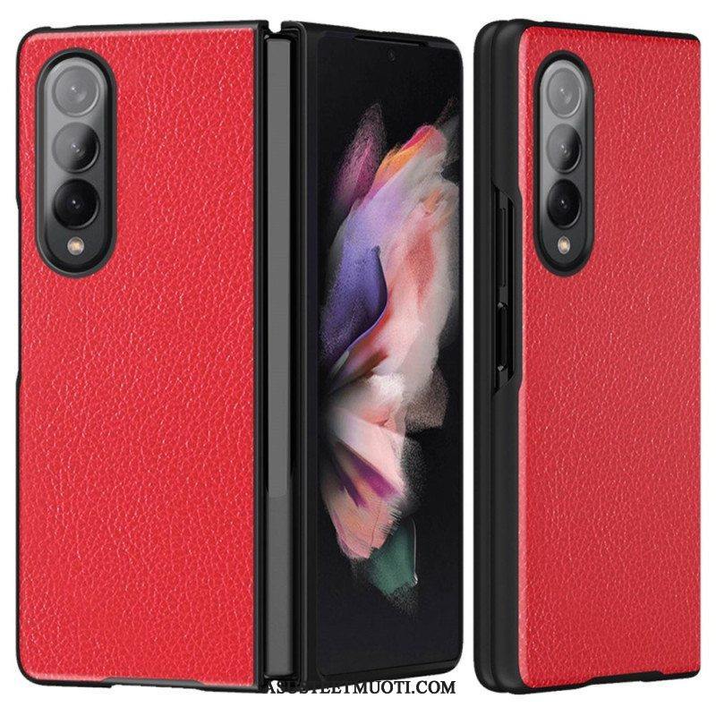 Kuori Samsung Galaxy Z Fold 4 Litsipinnoitettu Keinonahka