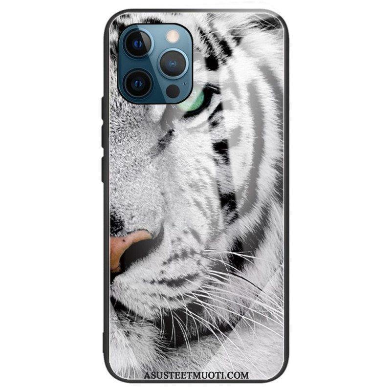 Kuori iPhone 14 Pro Max Tiger Karkaistu Lasi