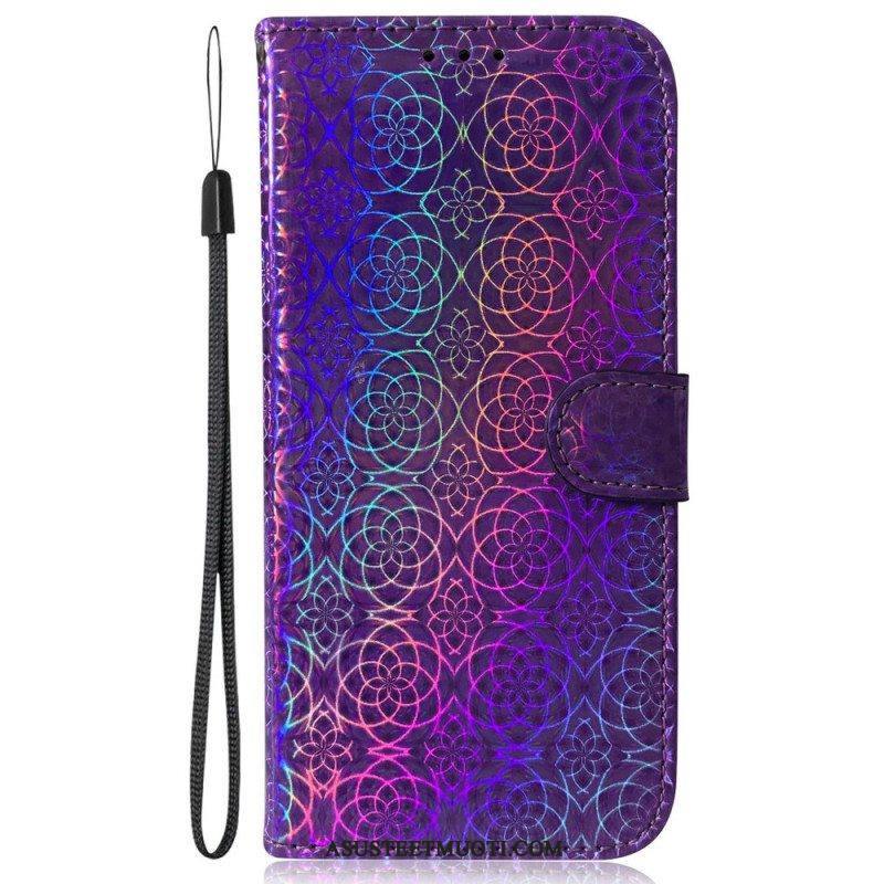 Nahkakotelo Xiaomi 13 Pro Suojaketju Kuori Strappy Disco Style