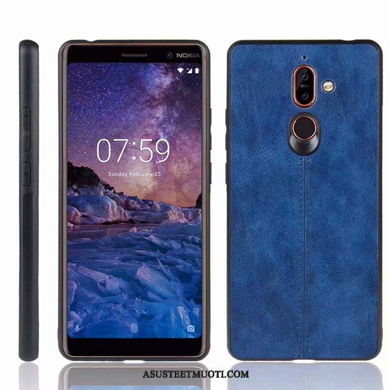 Nokia 7 Plus Kuoret Kotelo Puhelimen Sininen Murtumaton Suojaus