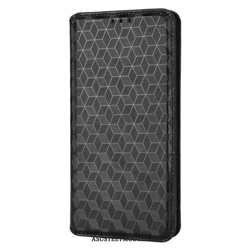 Puhelinkuoret Oppo Find X5 Pro Kotelot Flip 3d Diamond Leather Effect