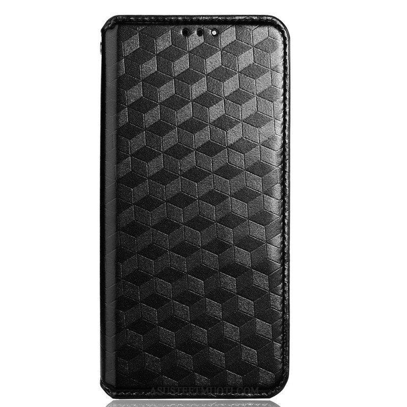 Puhelinkuoret Oppo Reno 6 5G Kotelot Flip 3d Diamond Leather Effect