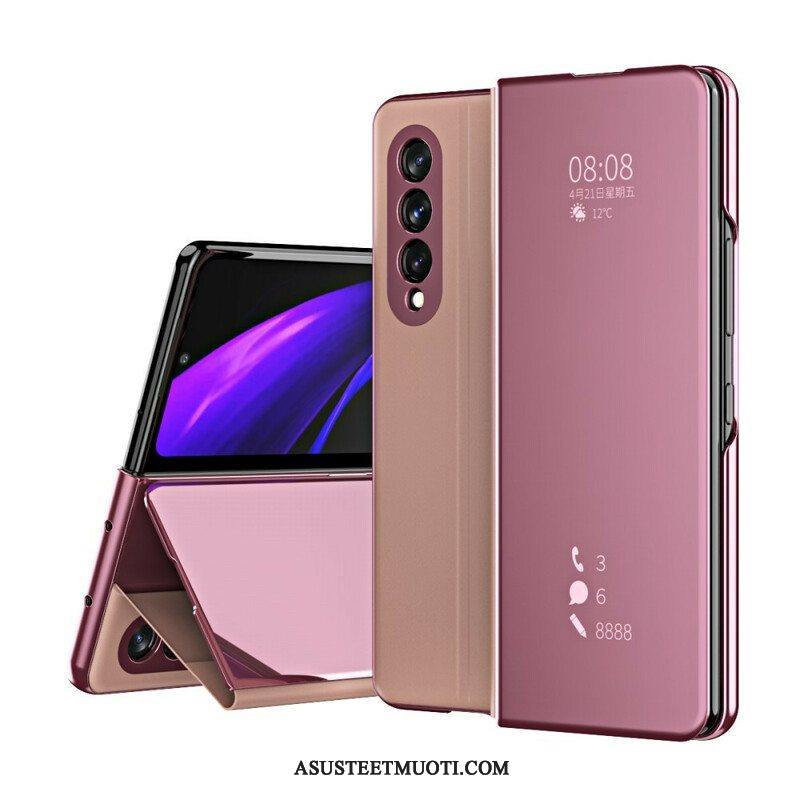 Puhelinkuoret Samsung Galaxy Z Fold 3 5G Kotelot Flip Peilin Kansi